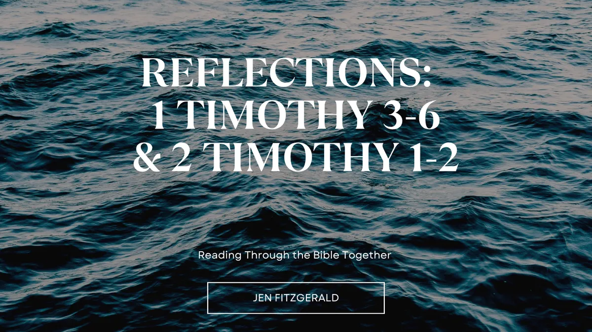 Blog Reflections: 1 Timothy 2 Timothy Spirit of God Fellowship Church in South Holland, IL Blog Reflections: 1 Timothy 2 Timothy Spirit of God Fellowship Church in South Holland, IL