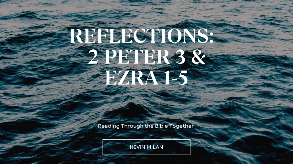 Blog Reflections: 2 Peter Ezra Spirit of God Fellowship Church in South Holland, IL