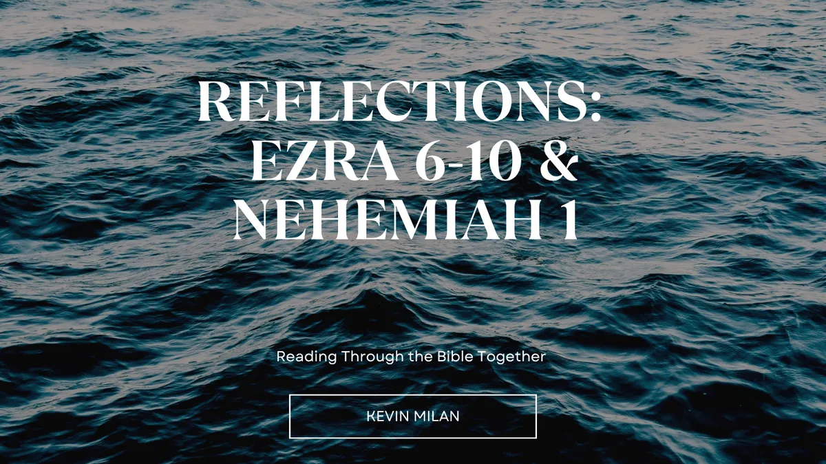 Blog Reflections: Ezra Nehemiah Spirit of God Fellowship Church in South Holland, IL