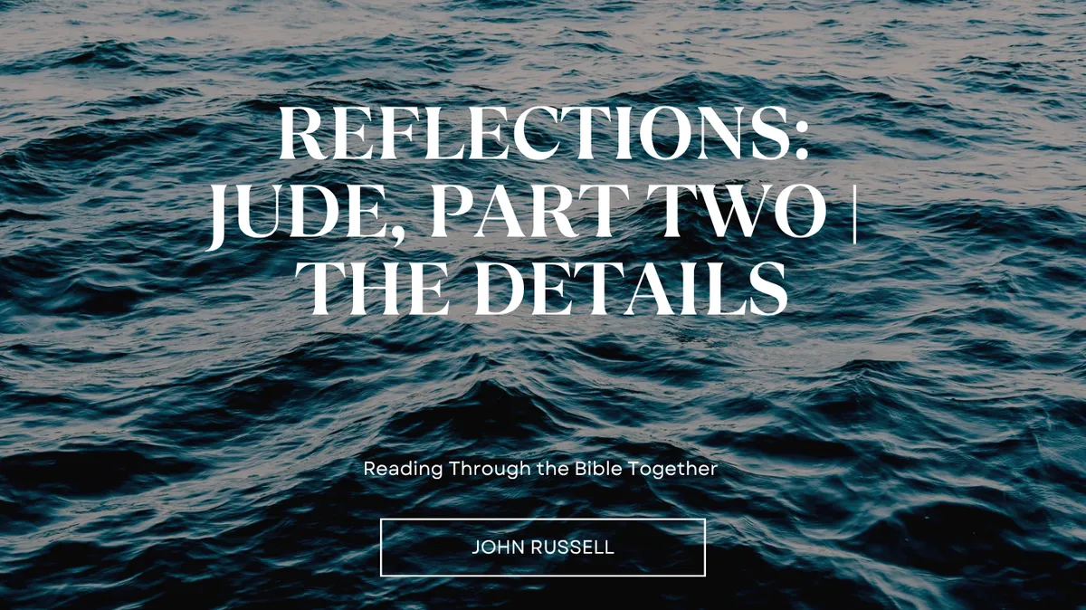 Blog Reflections: Jude 2 Spirit of God Fellowship Church in South Holland, IL