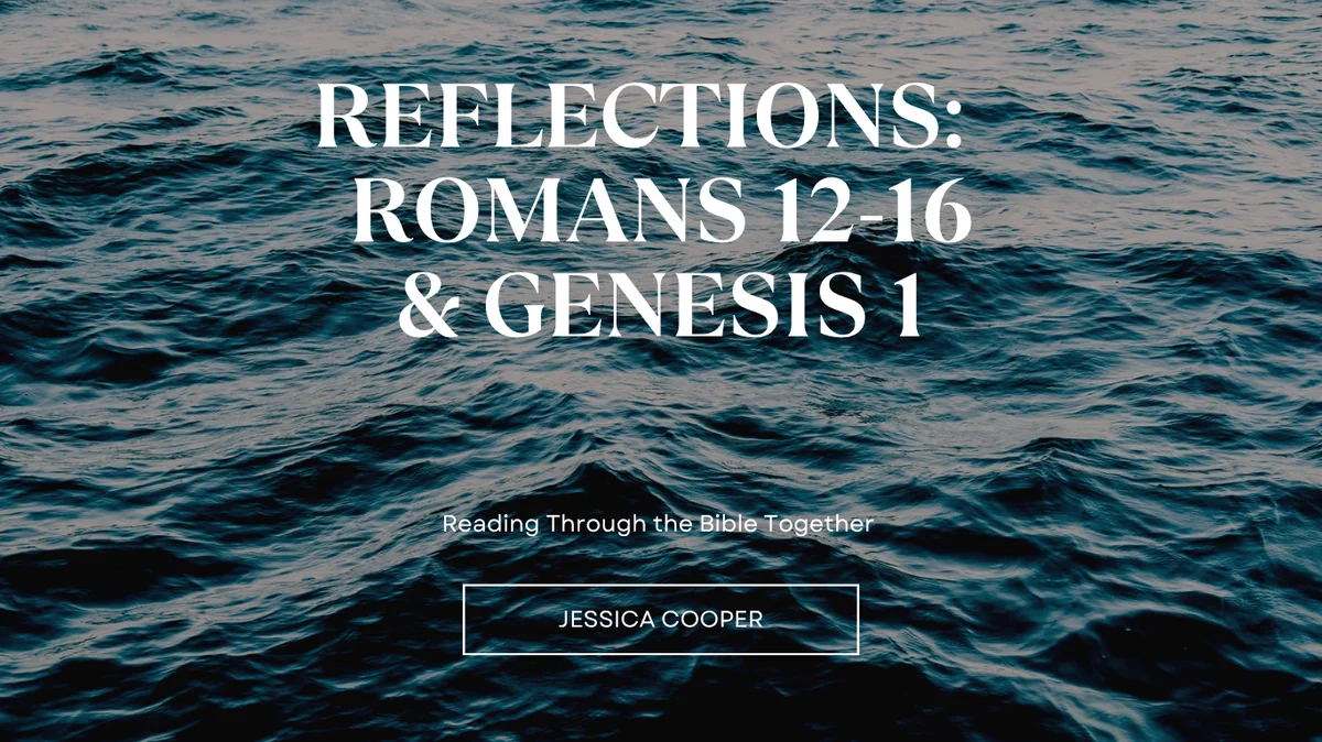 Reflections Romans 12-16 Spirit of God Fellowship Church in South Holland, IL Reflections Romans 12-16 Spirit of God Fellowship Church in South Holland, IL