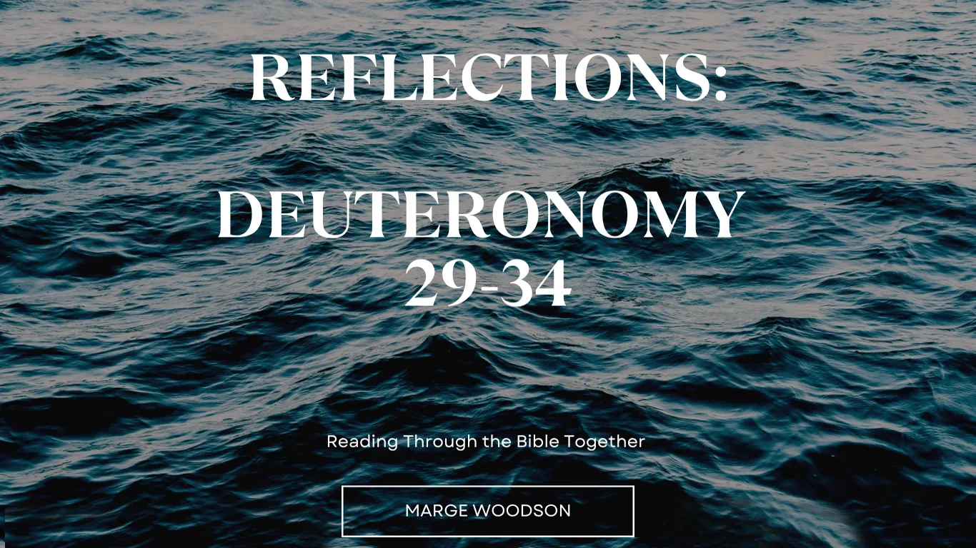 Reflections Deuteronomy 29-34 Blog at Spirit of God Fellowship Church in South Holland, IL