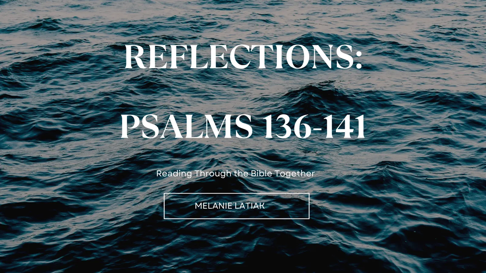 Psalms 131-141 at Spirit of God Fellowship Church in South Holland, IL